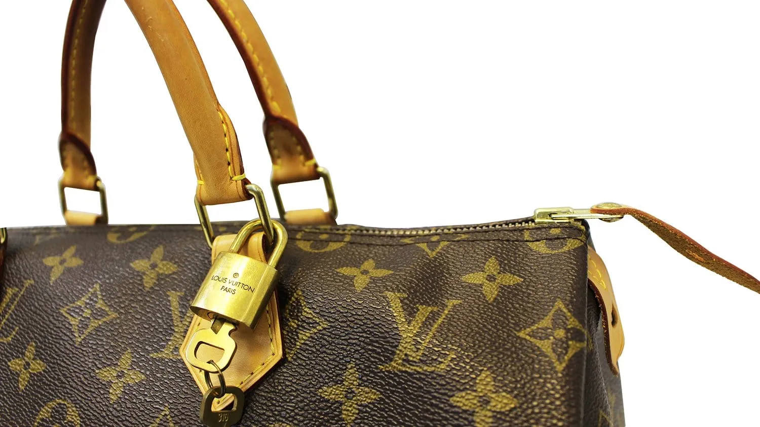 LOUIS VUITTON Monogram Canvas Speedy 35 Satchel Bag