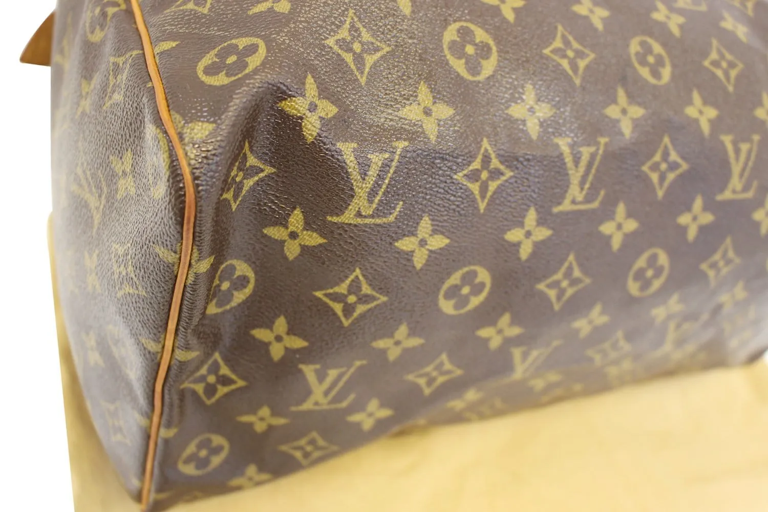 LOUIS VUITTON Monogram Canvas Speedy 35 Satchel Bag