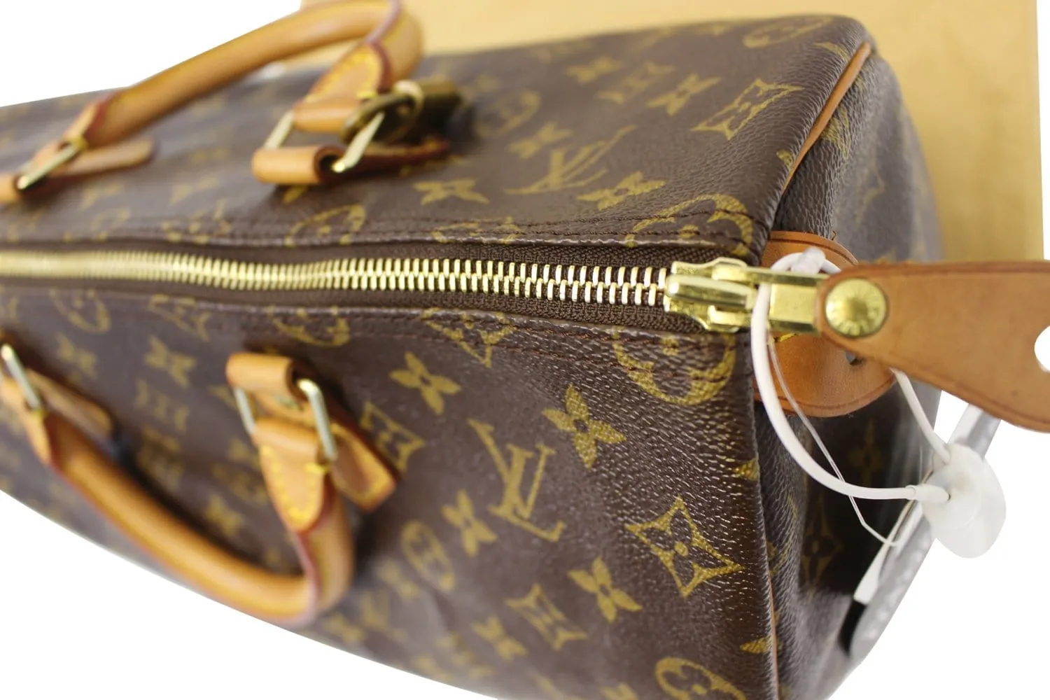 LOUIS VUITTON Monogram Canvas Speedy 35 Satchel Bag