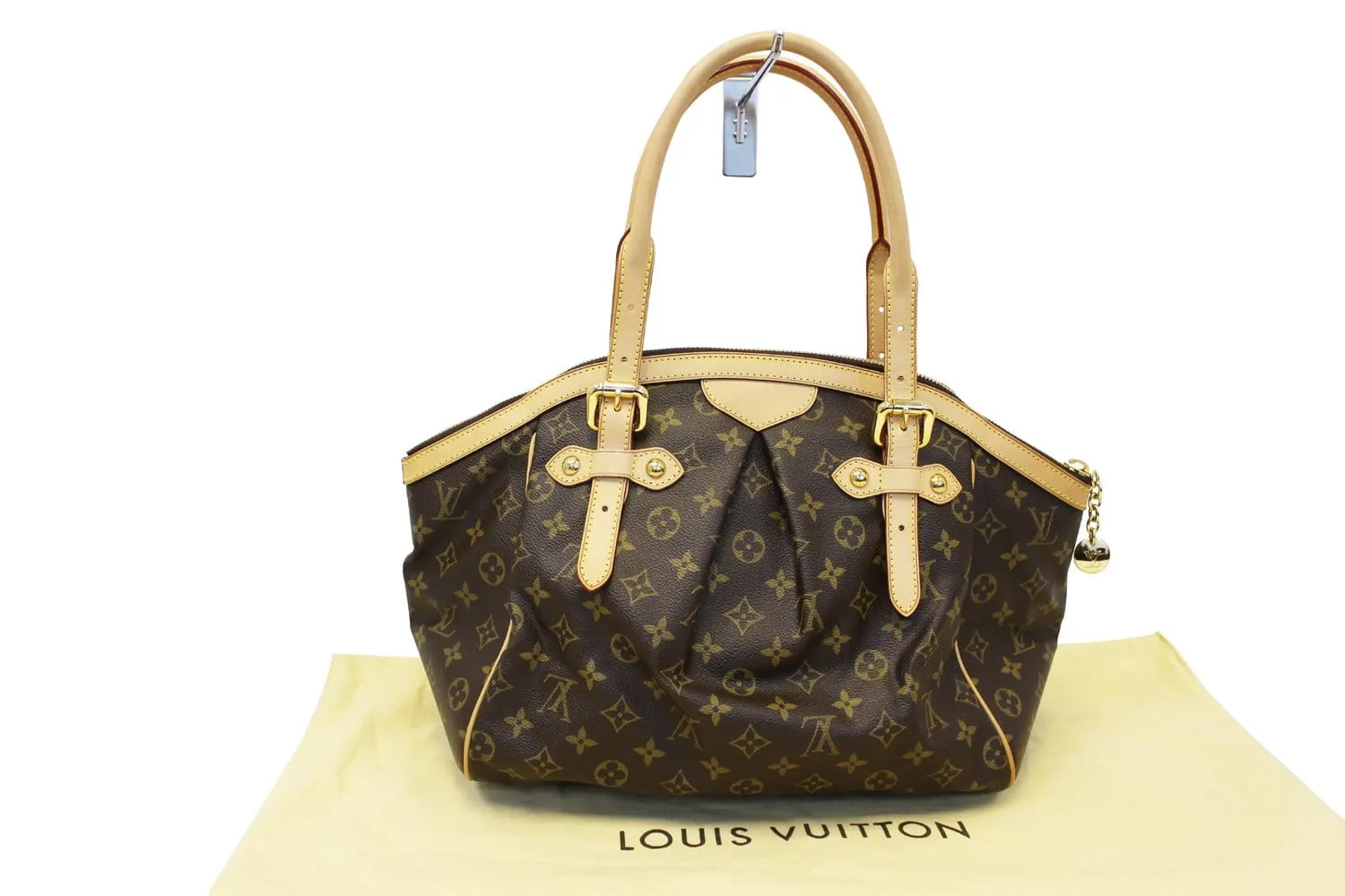 LOUIS VUITTON Monogram Canvas Tivoli GM Brown Satchel Bag