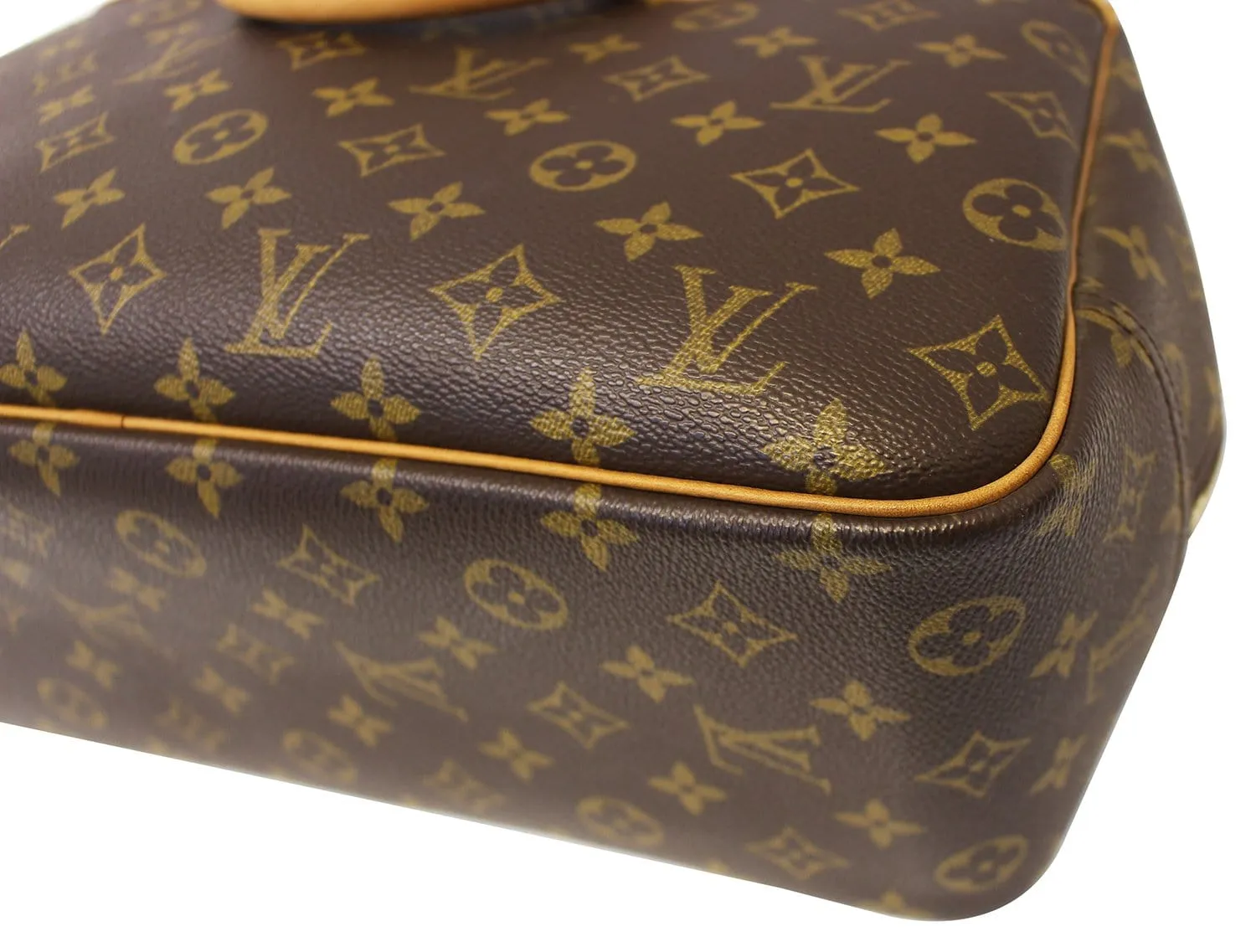 LOUIS VUITTON Monogram Deauville Boston Satchel Bag