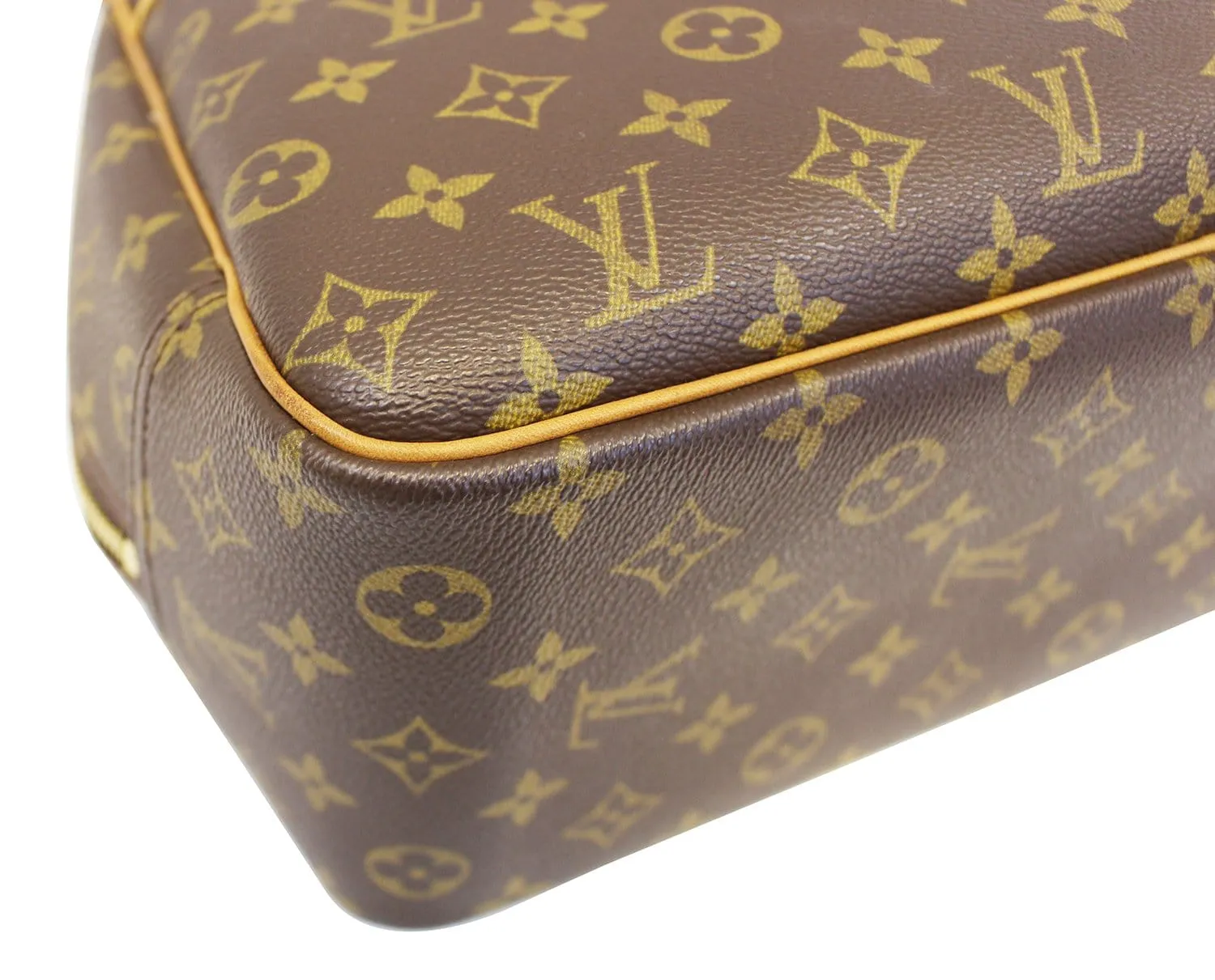 LOUIS VUITTON Monogram Deauville Boston Satchel Bag