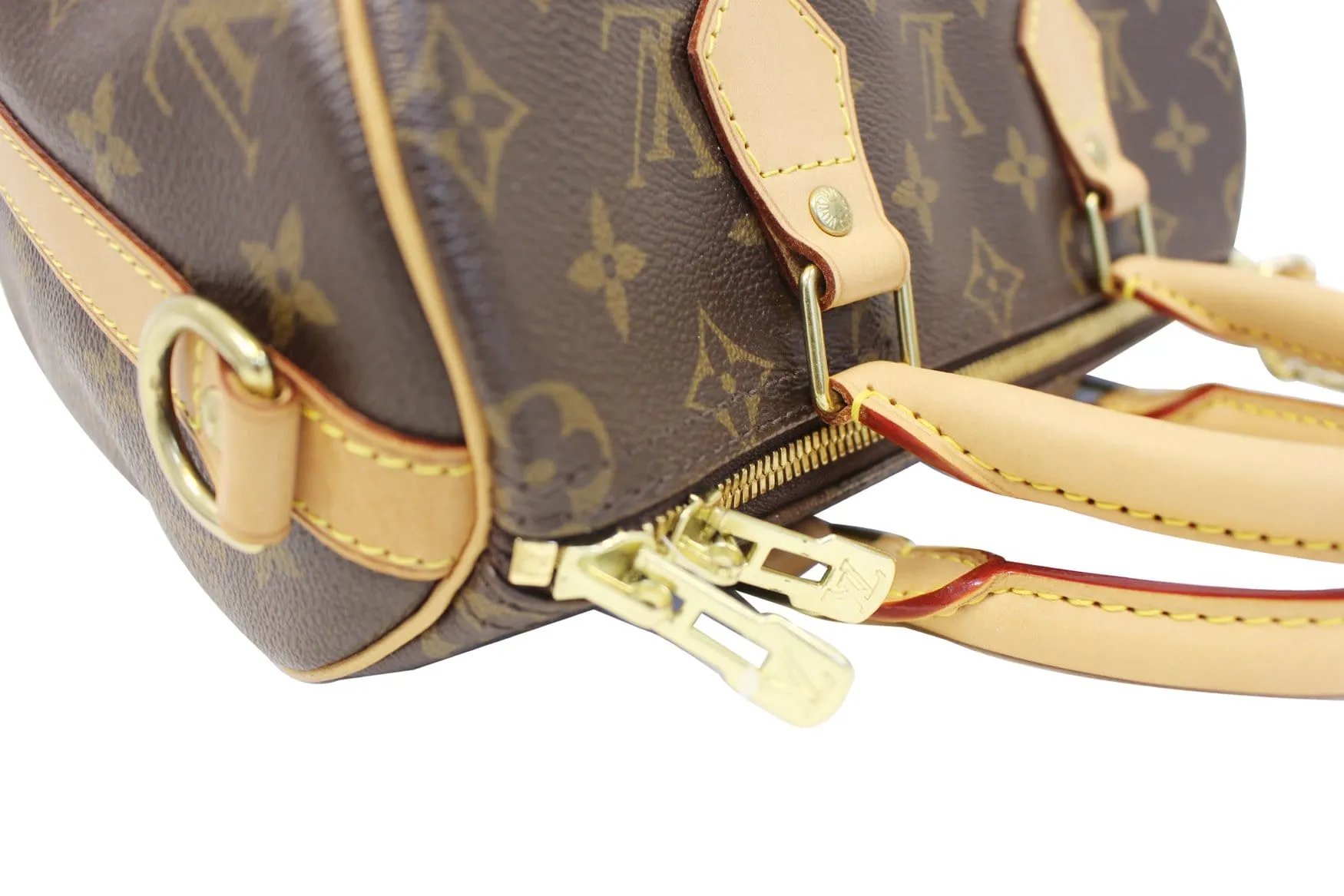 LOUIS VUITTON Monogram Speedy 25 Bandouliere Satchel Bag
