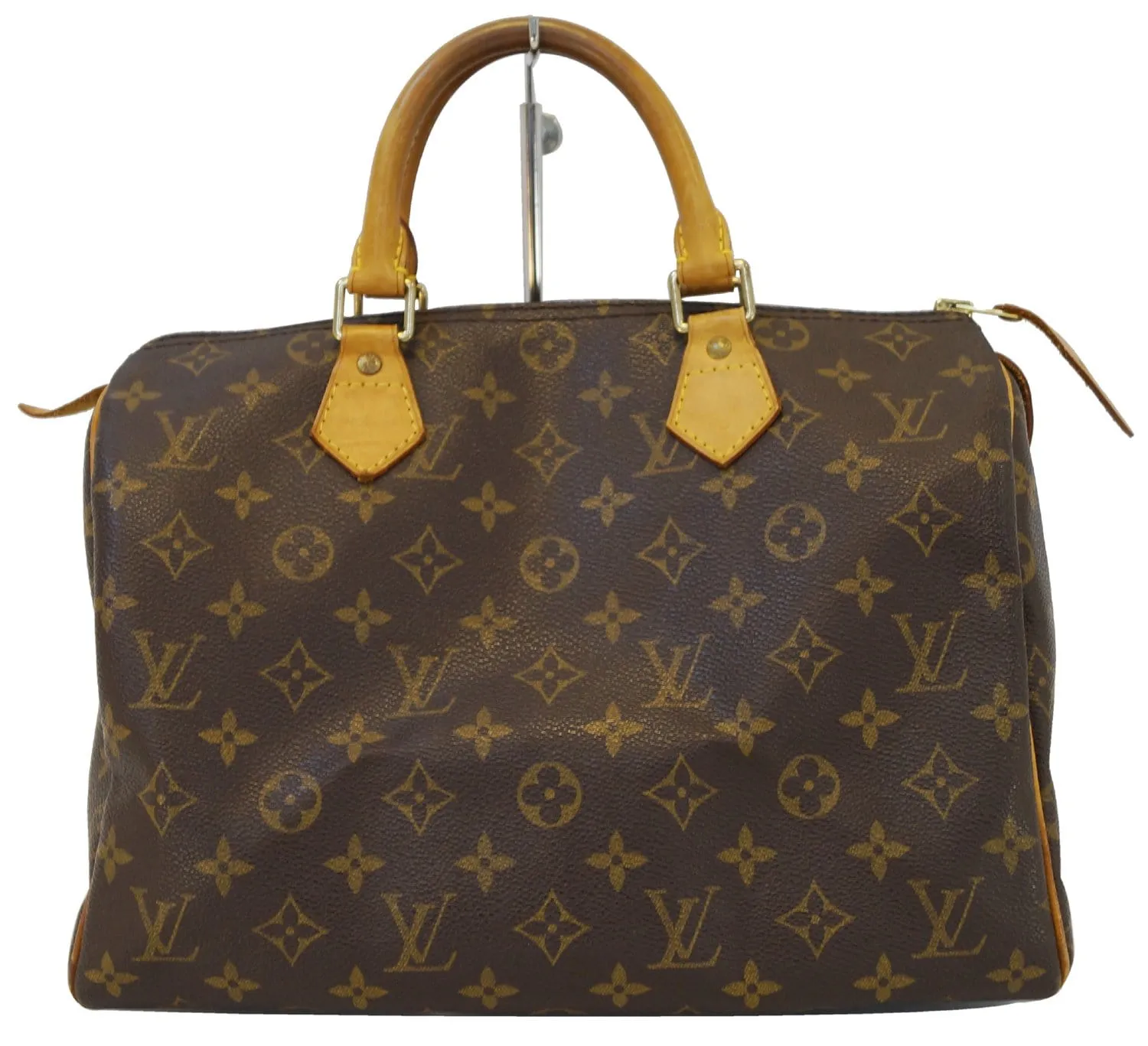 LOUIS VUITTON Monogram Speedy 30 Satchel Bag