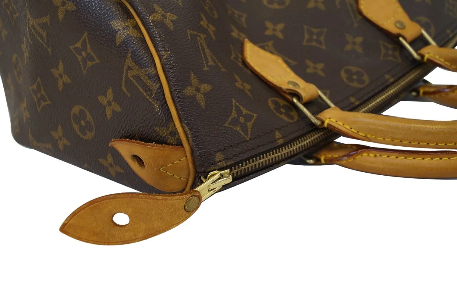 LOUIS VUITTON Monogram Speedy 30 Satchel Bag
