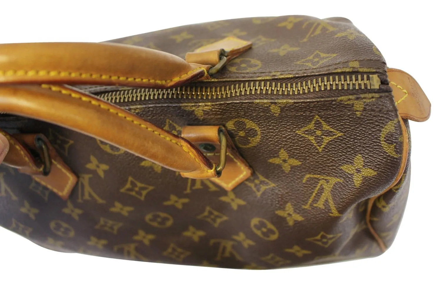 LOUIS VUITTON Monogram Speedy 30 Satchel Handbag