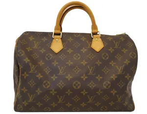 LOUIS VUITTON Monogram Speedy 35 HandBag