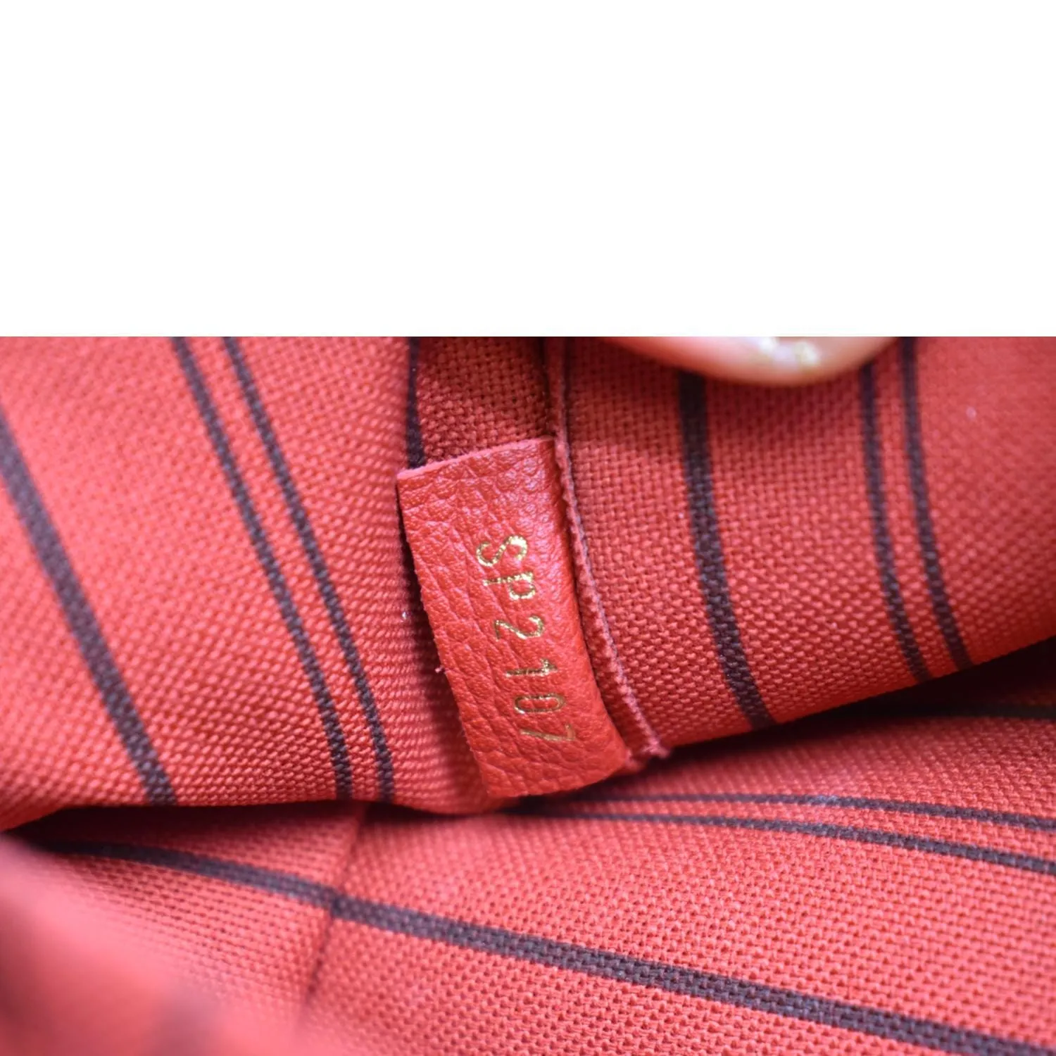 LOUIS VUITTON Montaigne MM Monogram Empreinte Shoulder Bag Red