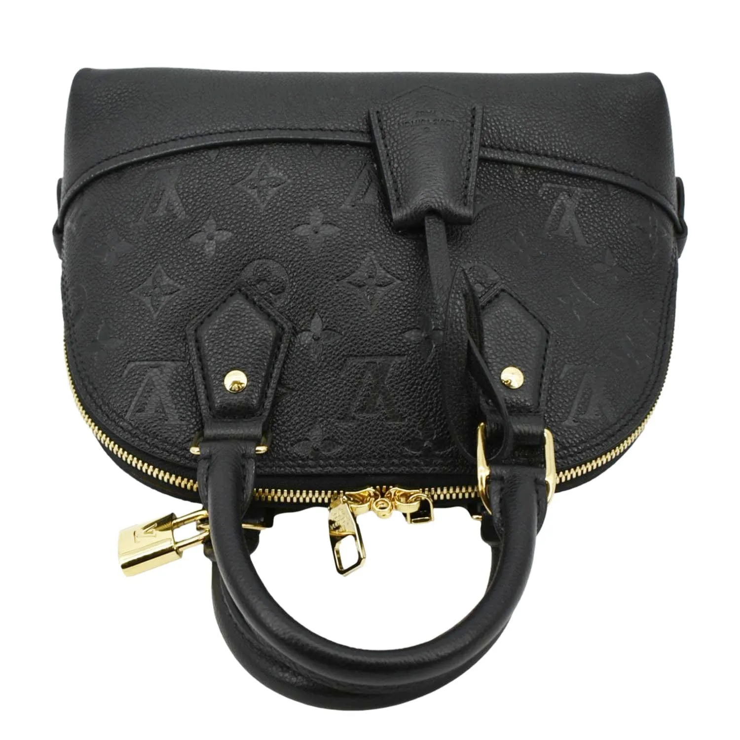 LOUIS VUITTON Neo Alma BB Monogram Empreinte Crossbody Bag Black