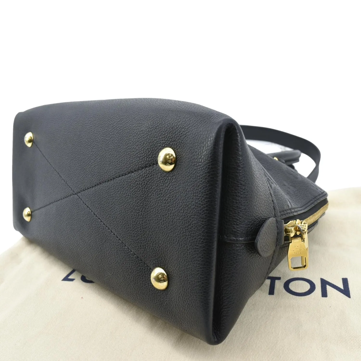 LOUIS VUITTON Neo Alma PM Monogram Empreinte Shoulder Bag Black