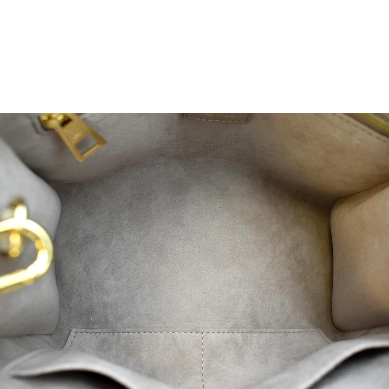 LOUIS VUITTON Onthego PM Bicolor Monogram Empreinte Shoulder Bag Cream - Hot Deals