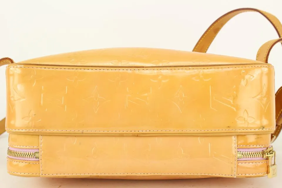 Louis Vuitton Orange Salmon Vernis Monogram Murray Backpack 225lv89