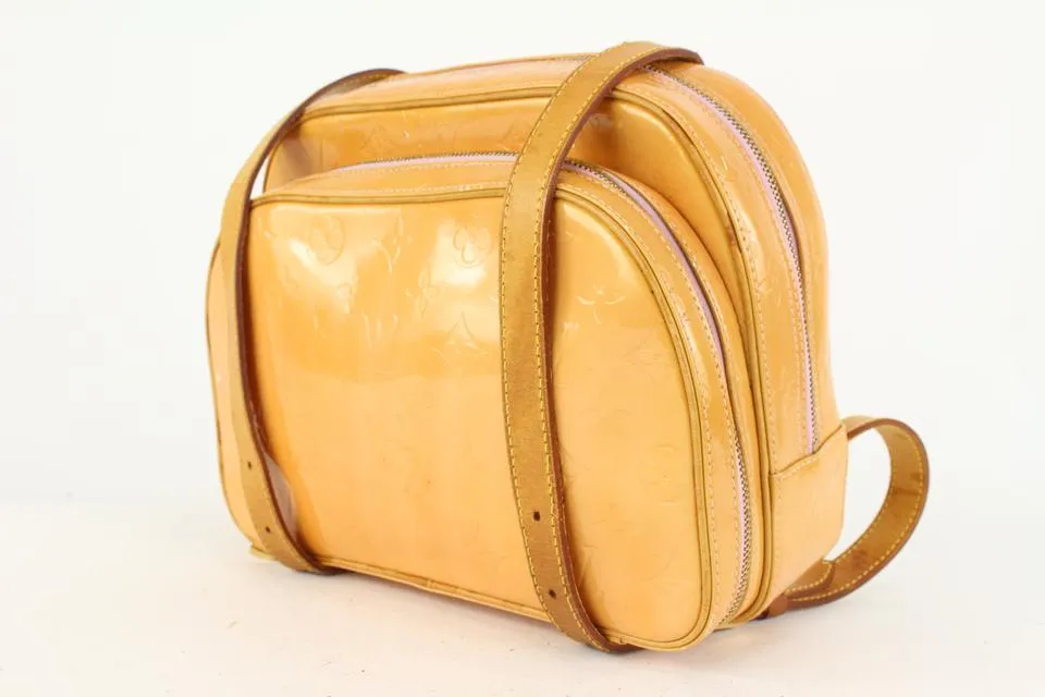 Louis Vuitton Orange Salmon Vernis Monogram Murray Backpack 225lv89