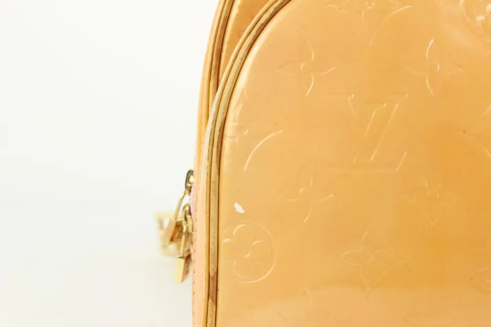 Louis Vuitton Orange Salmon Vernis Monogram Murray Backpack 225lv89