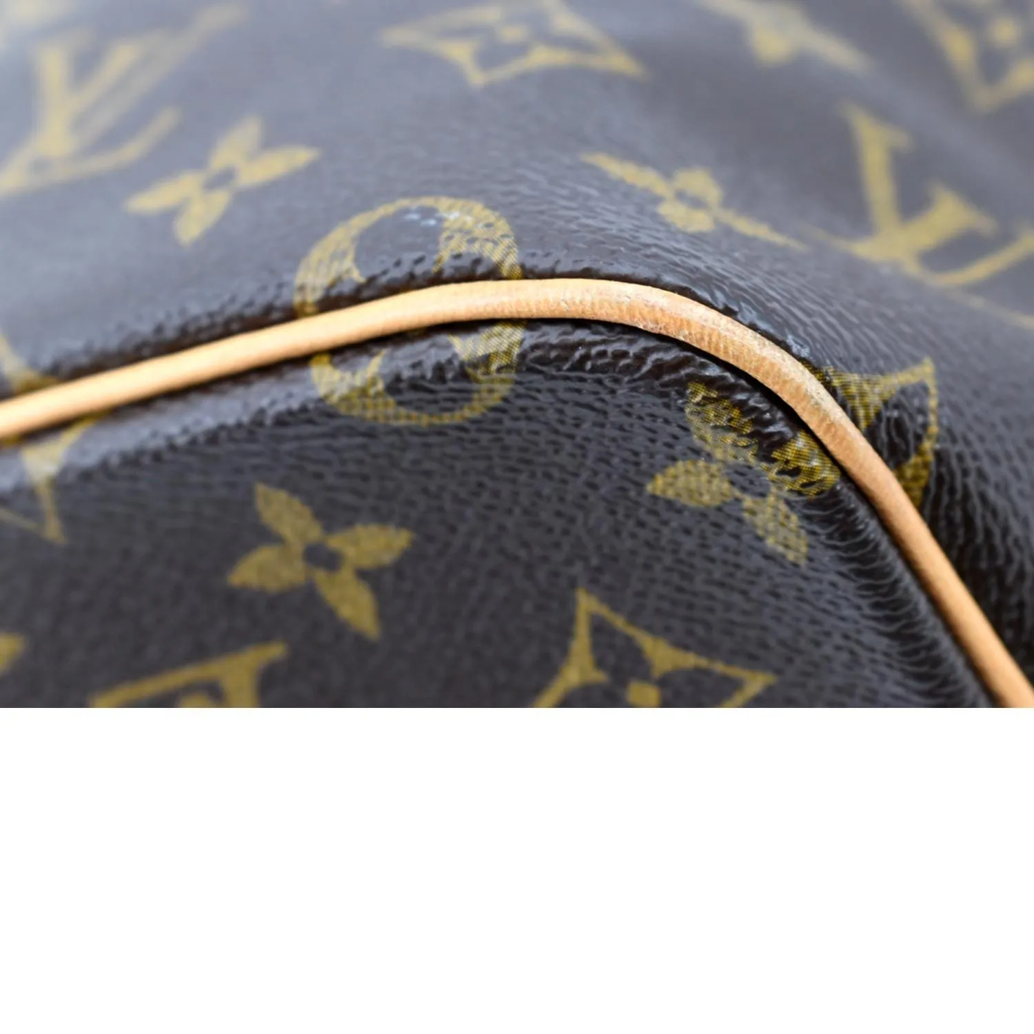 LOUIS VUITTON Palermo PM Monogram Canvas Shoulder Bag Brown