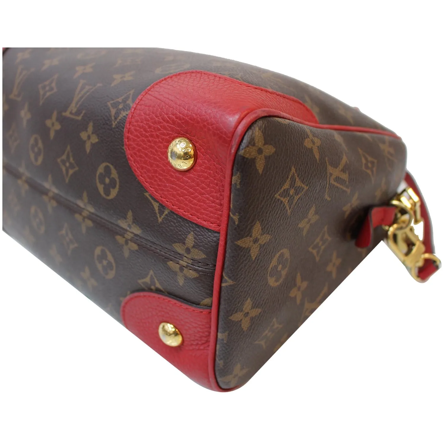 LOUIS VUITTON Retiro NM Monogram Canvas 2Way Shoulder Bag Red