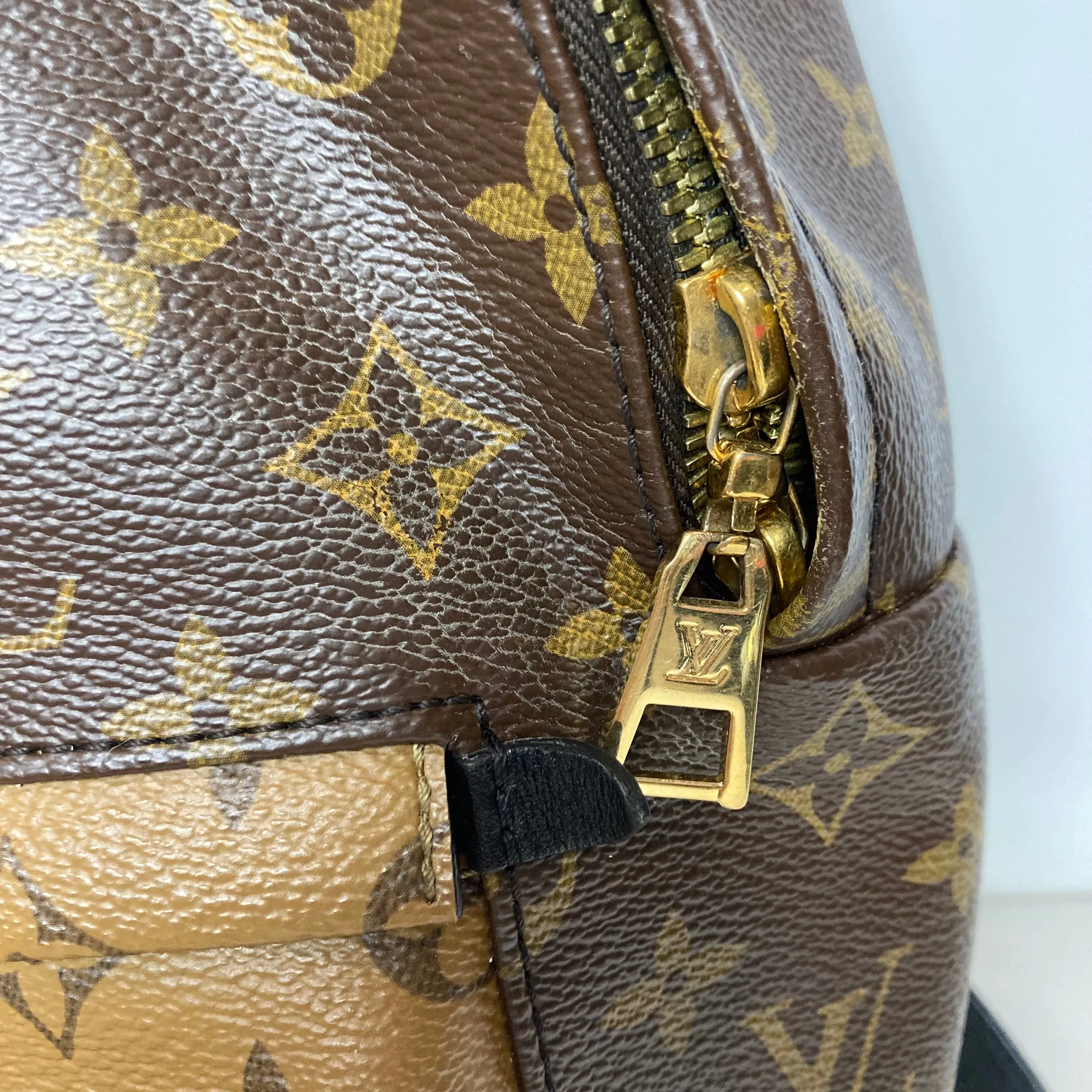 LOUIS VUITTON Reverse Monogram Palm Springs Backpack