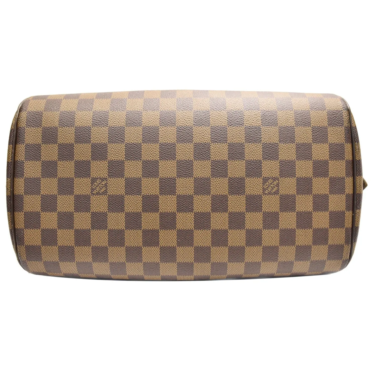 LOUIS VUITTON Ribera MM Damier Ebene Satchel Bag Brown