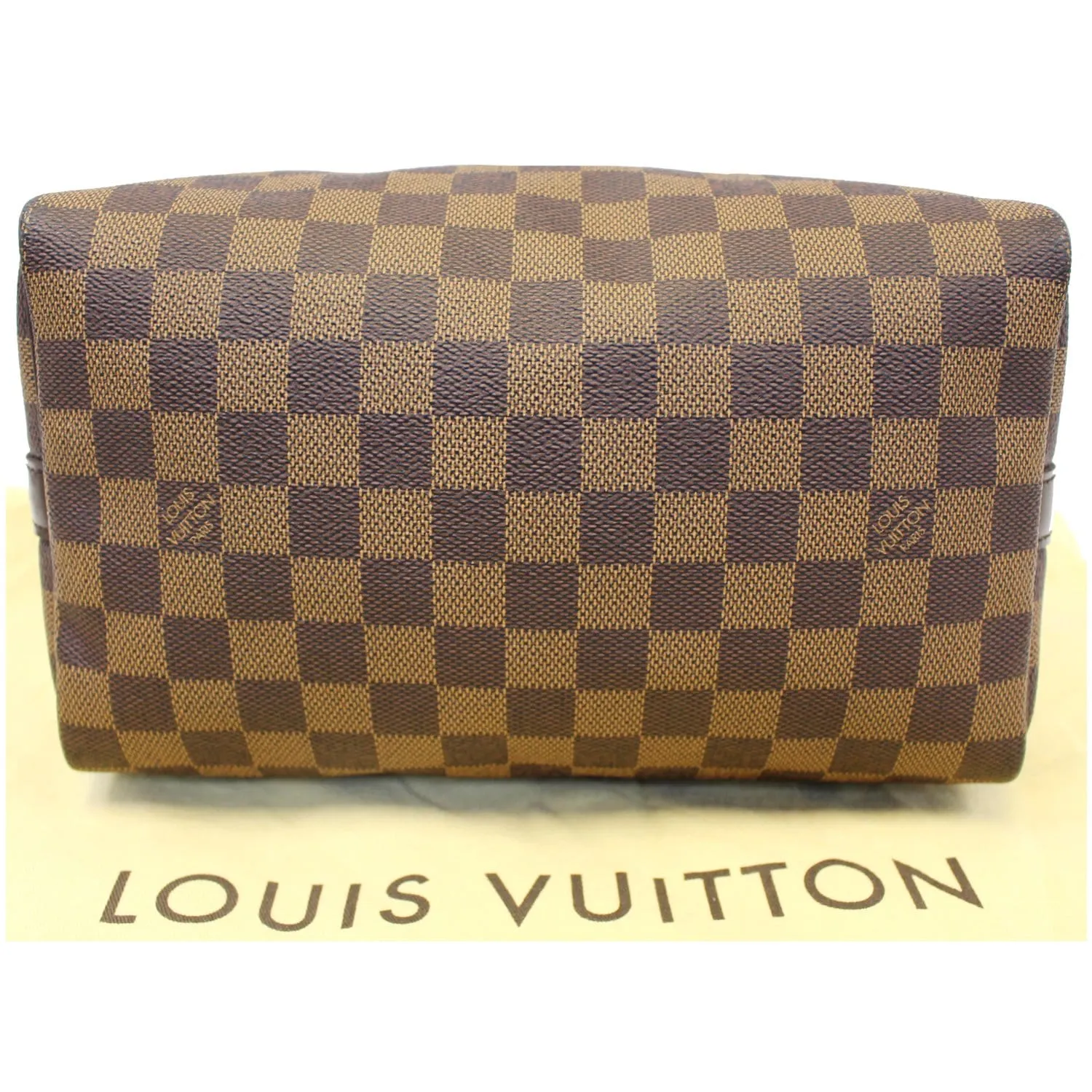 LOUIS VUITTON Speedy 25 Bandouliere Damier Ebene Shoulder Bag Brown