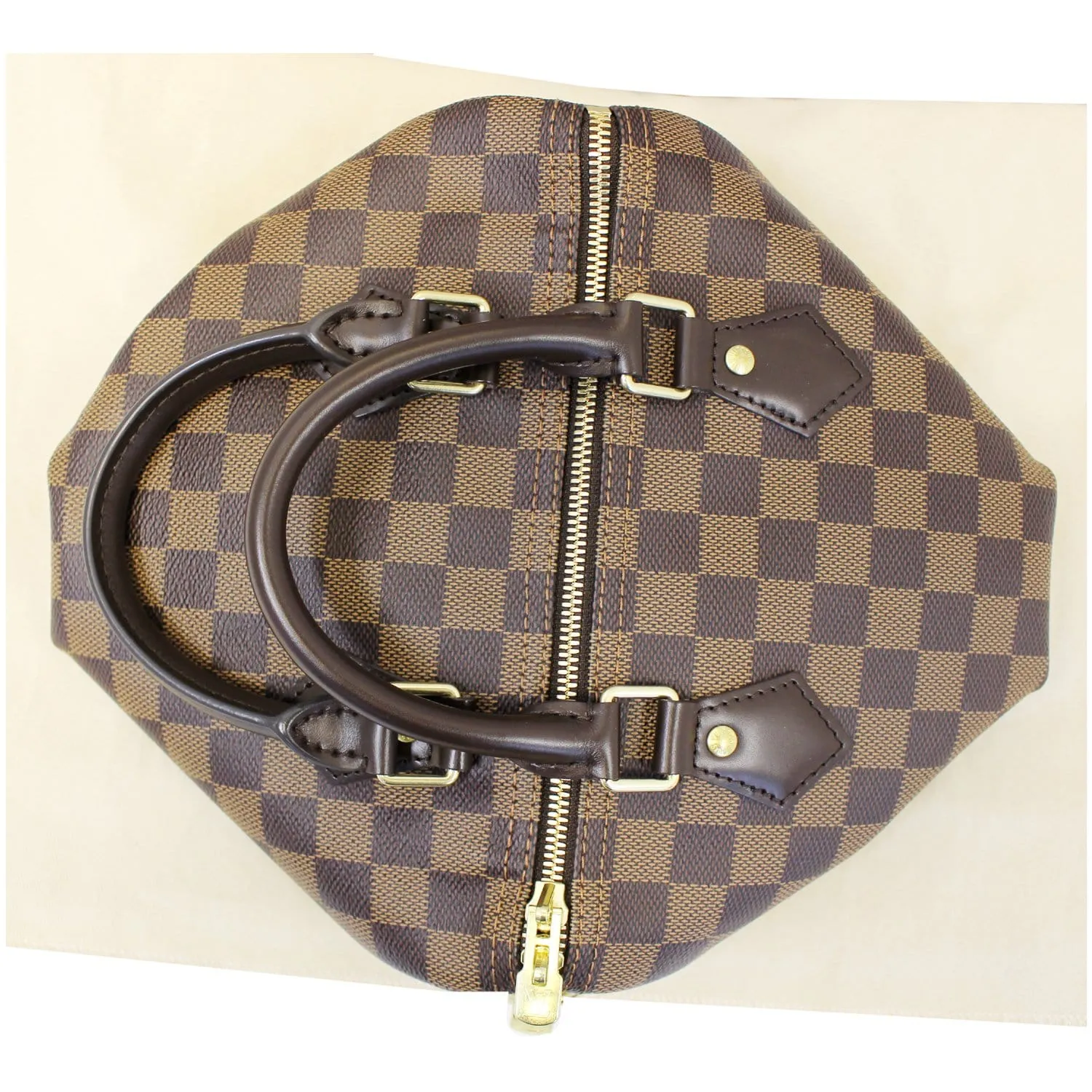 LOUIS VUITTON Speedy 25 Bandouliere Damier Ebene Shoulder Bag