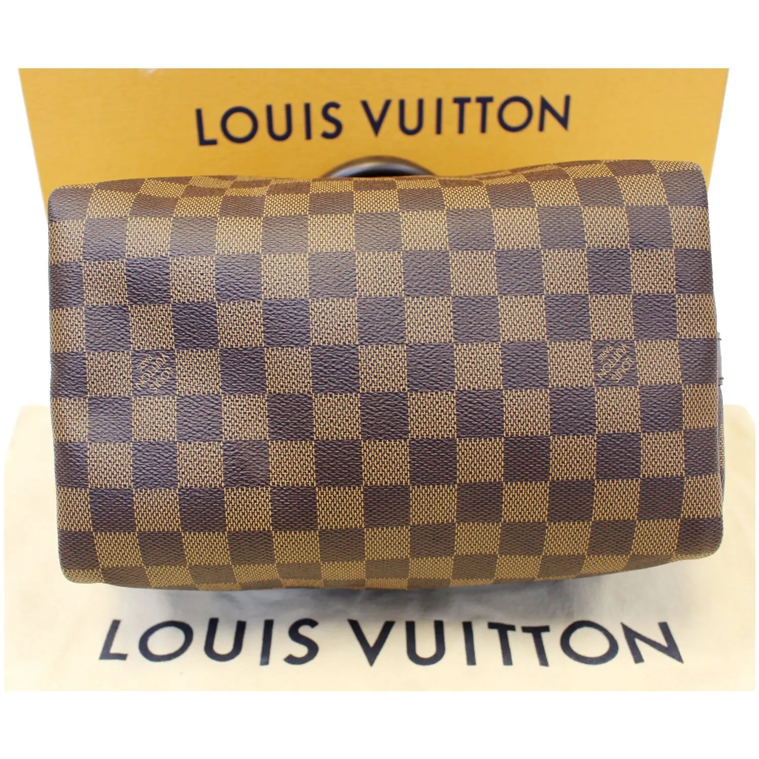LOUIS VUITTON Speedy 25 Bandouliere Damier Ebene Shoulder Bag