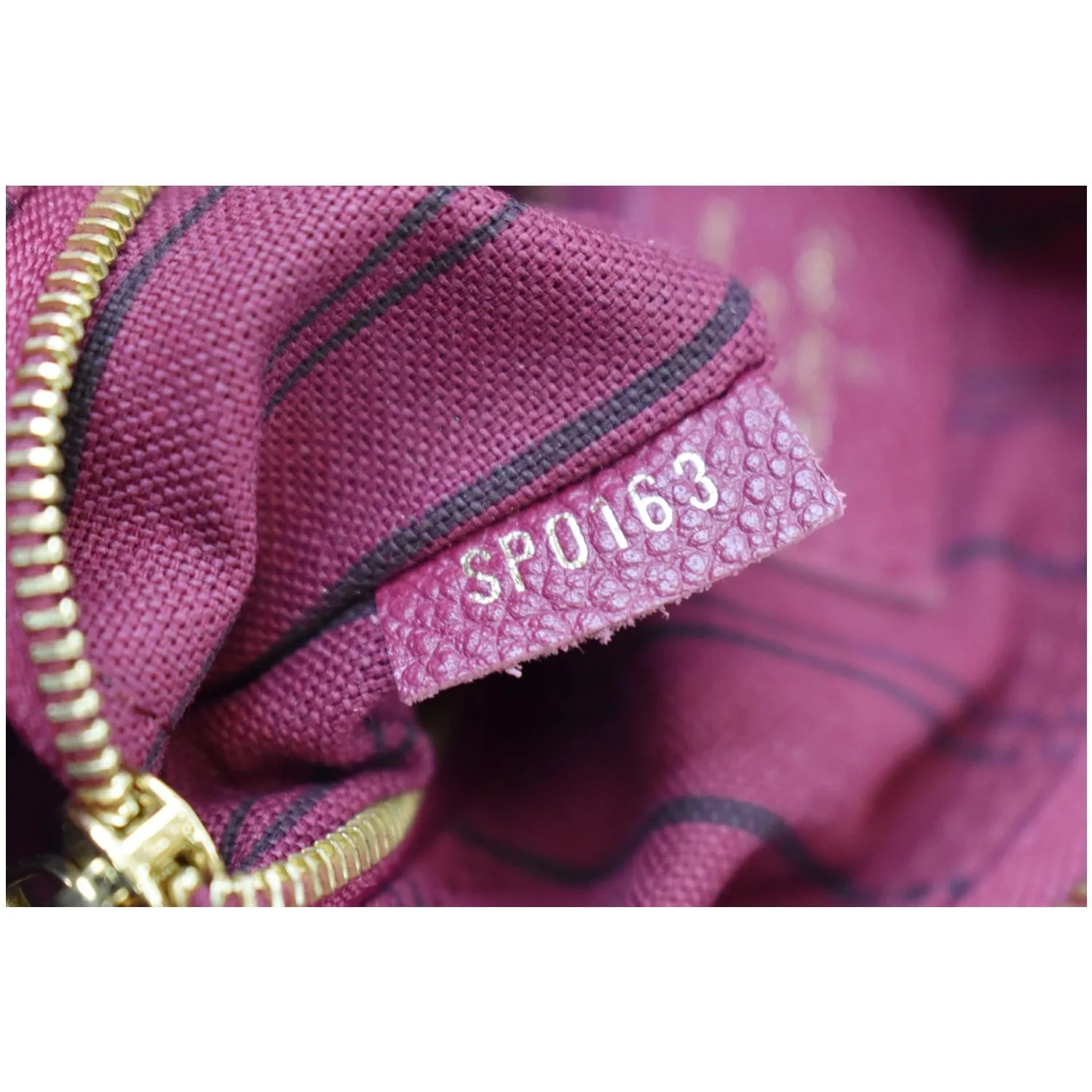 LOUIS VUITTON Speedy 25 Bandouliere Empreinte Leather Shoulder Bag Purple