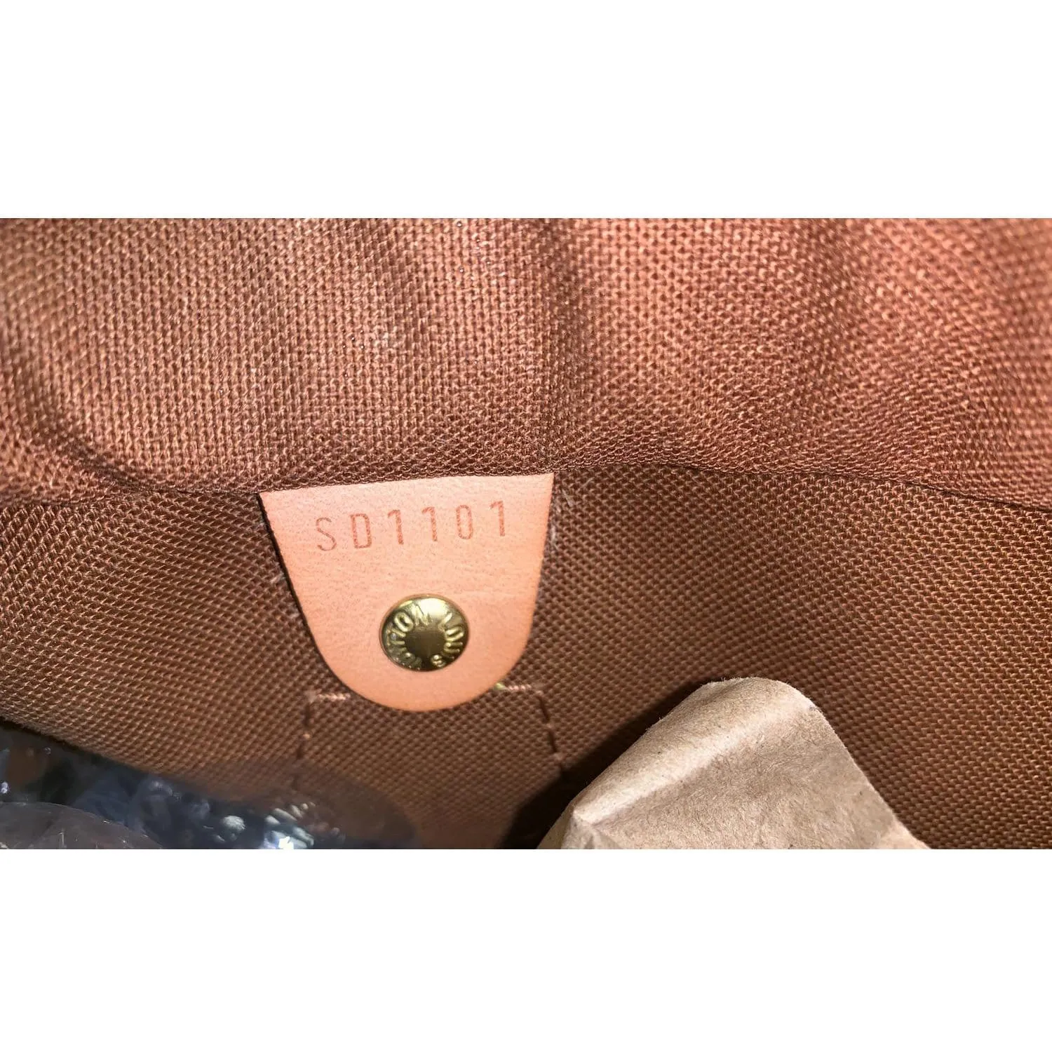 LOUIS VUITTON Speedy 25 Bandouliere Monogram Canvas Shoulder Bag Brown