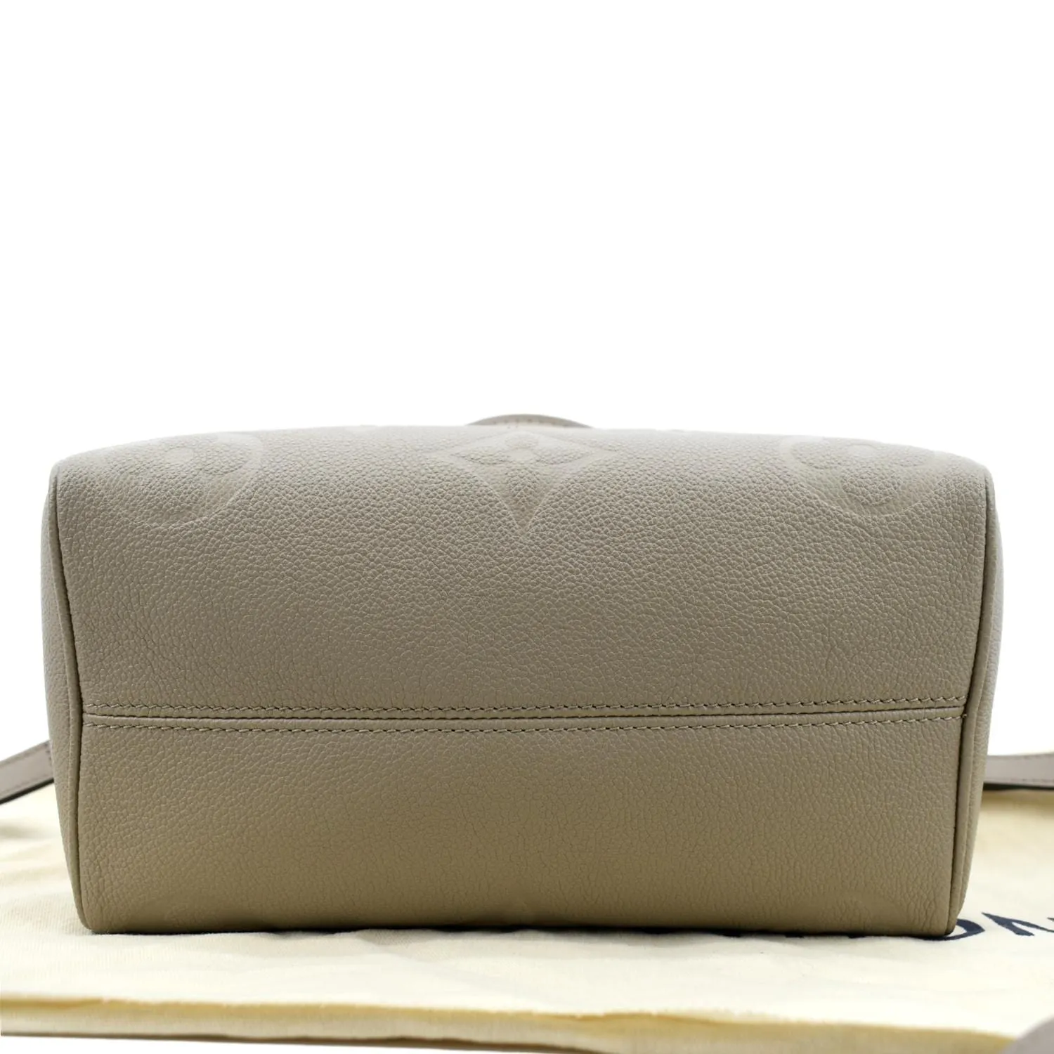 LOUIS VUITTON Speedy 25 Bandouliere Monogram Empreinte Shoulder Bag Tourterelle