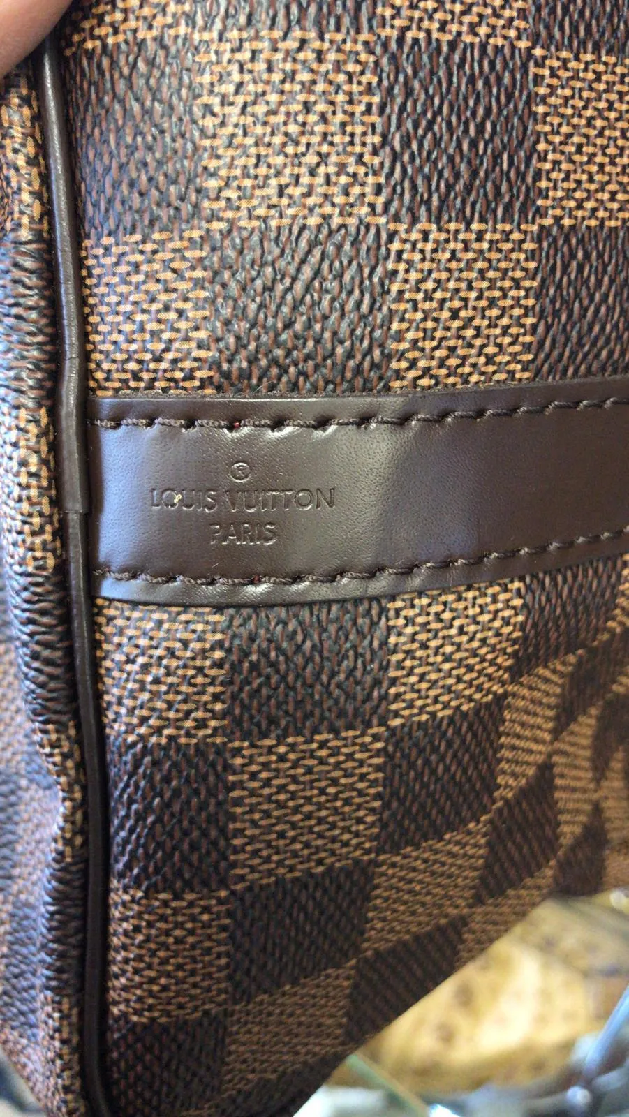 LOUIS VUITTON Speedy 30 Bandouliere Damier Ebene Shoulder Bag