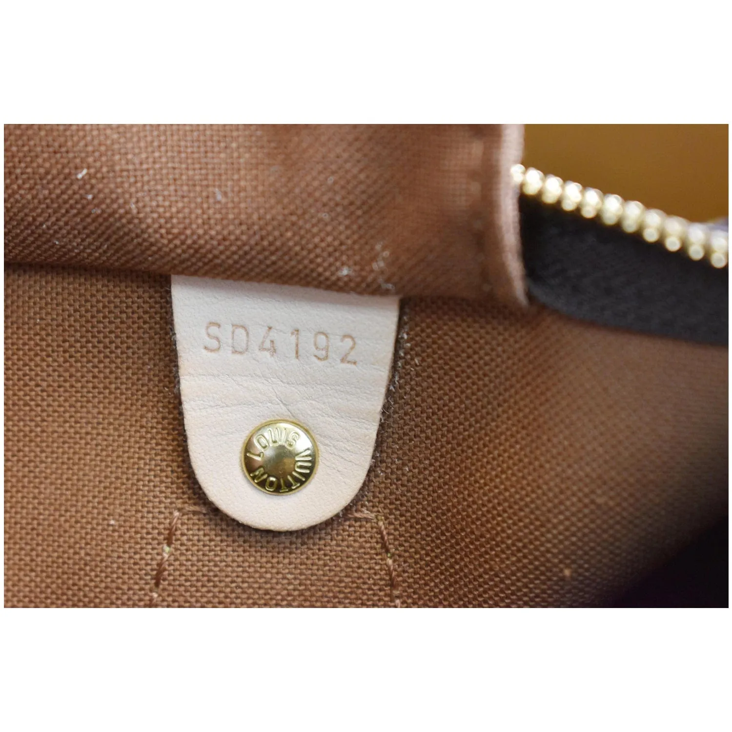 LOUIS VUITTON Speedy 30 Bandouliere Monogram Canvas Shoulder Bag Brown
