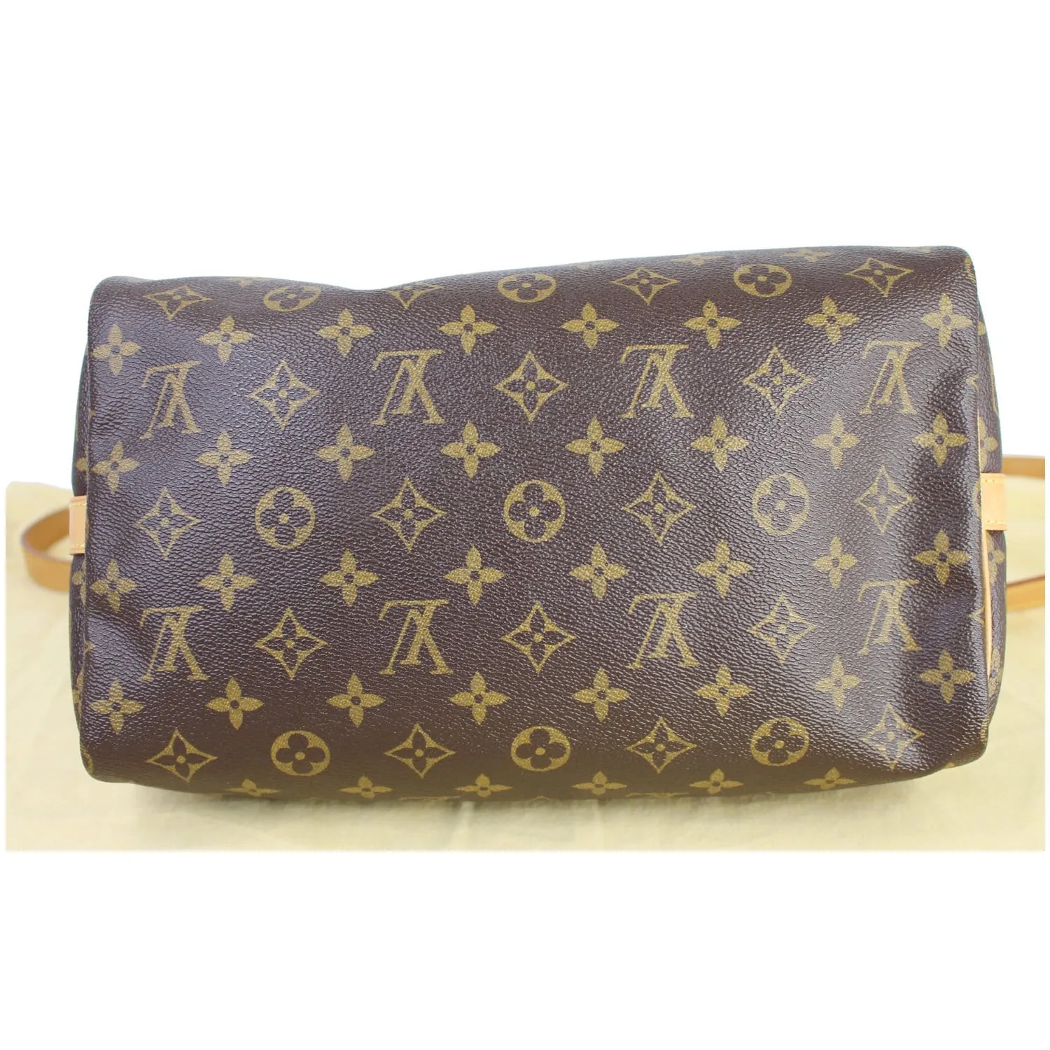 LOUIS VUITTON Speedy 30 Bandouliere Monogram Canvas Shoulder Bag Brown
