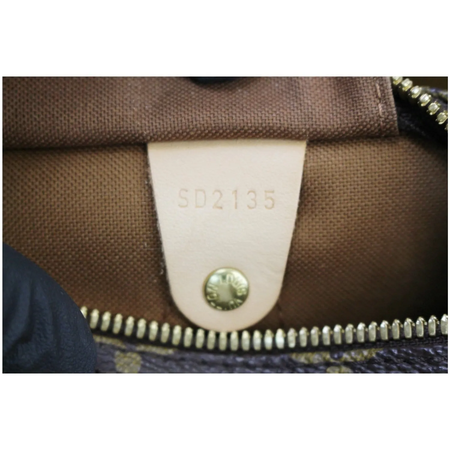 LOUIS VUITTON Speedy 30 Bandouliere Monogram Canvas Shoulder Bag Brown