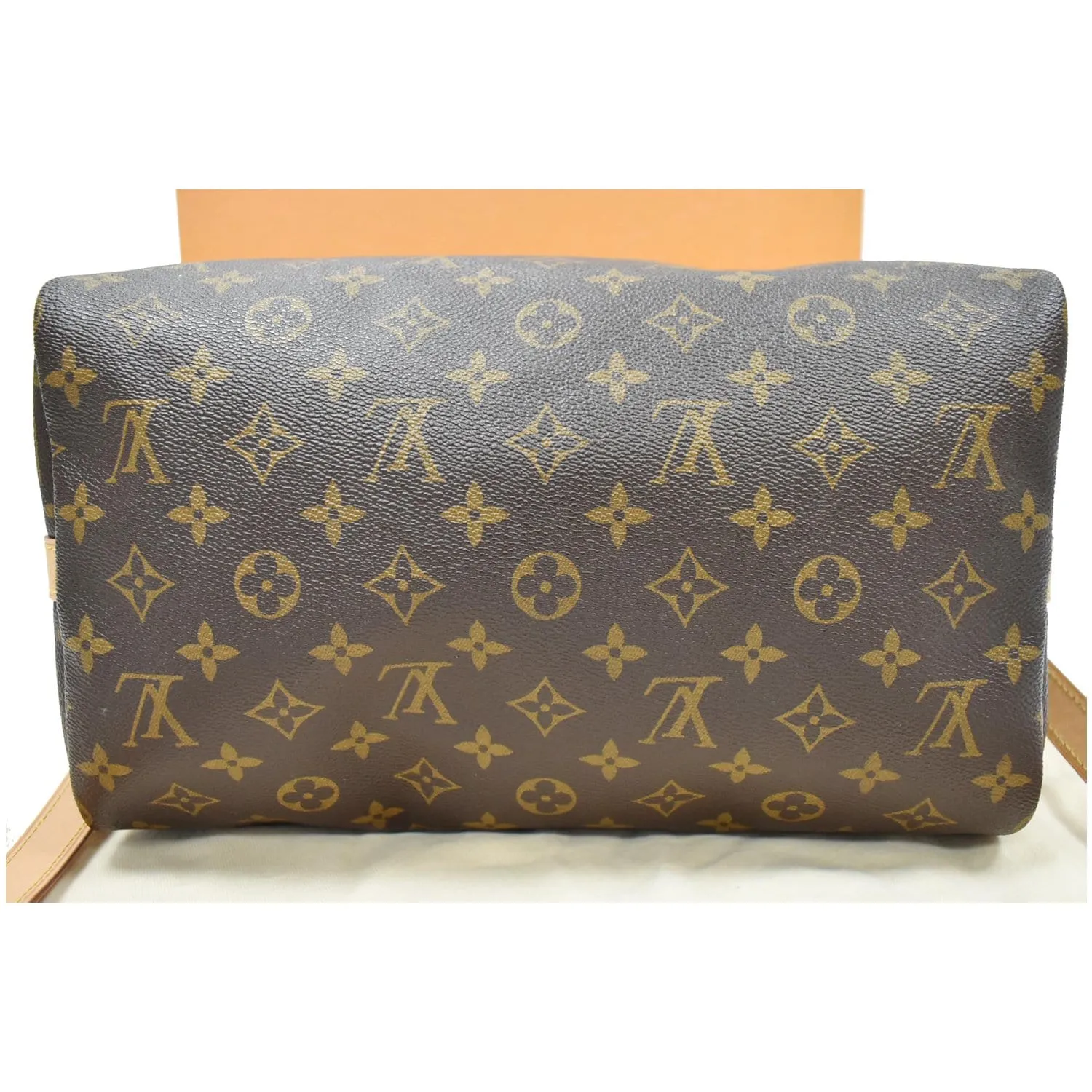 LOUIS VUITTON Speedy 30 Bandouliere Monogram Canvas Shoulder Bag Brown