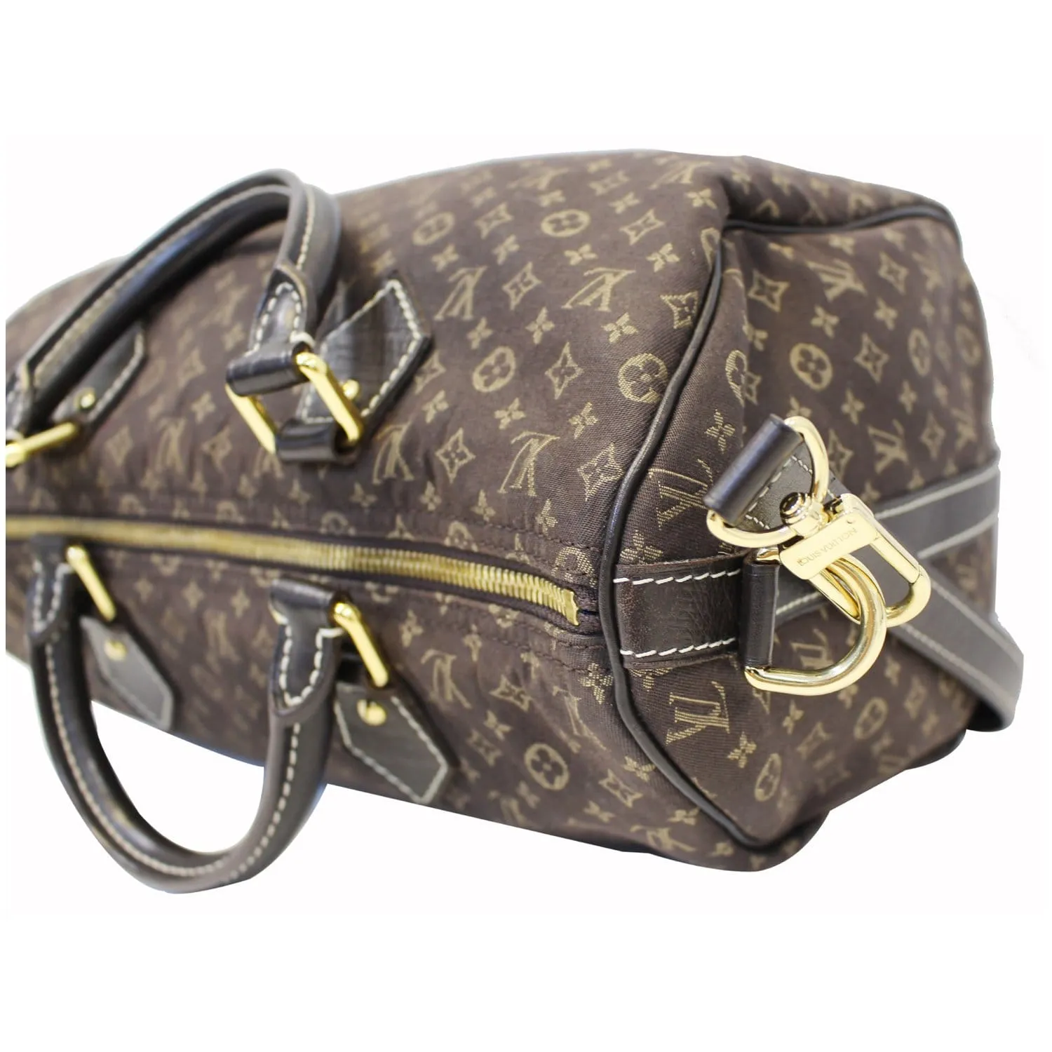 LOUIS VUITTON Speedy 30 Bandouliere Monogram Idylle Shoulder Bag Fusain