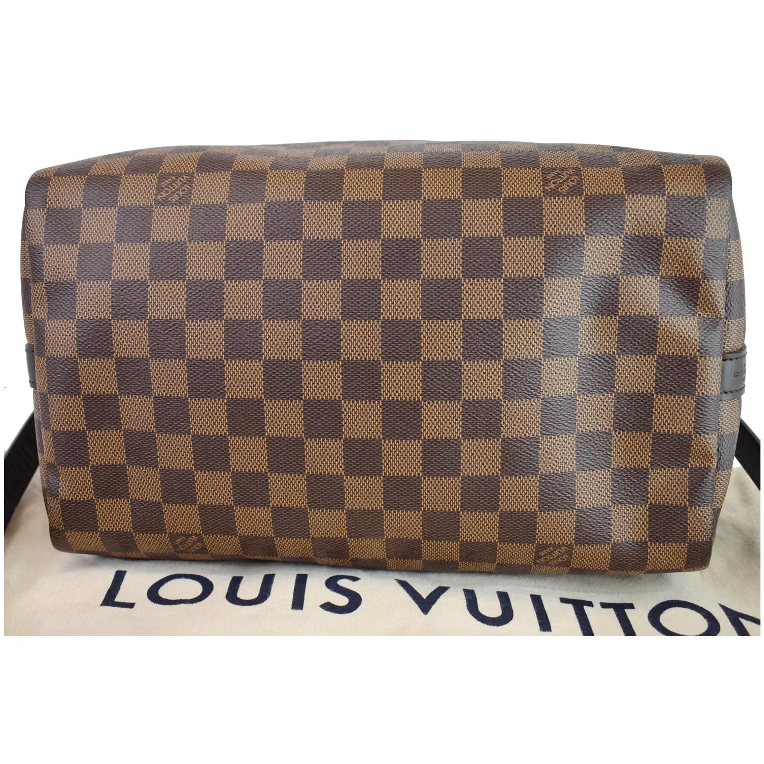 LOUIS VUITTON Speedy 30 Damier Ebene Shoulder Bag Brown