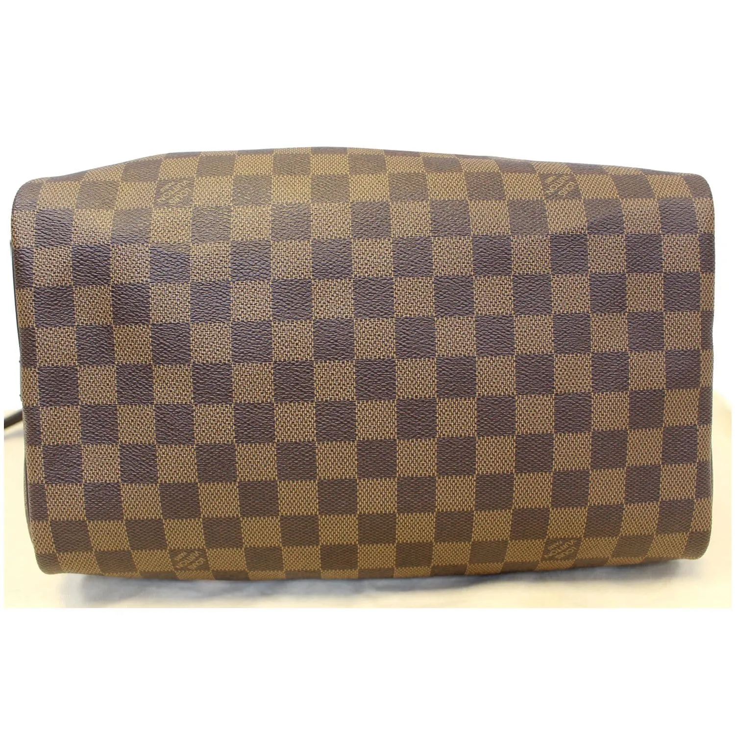 Louis Vuitton Speedy 30 Patches Bandouliere Damier Ebene Shoulder Bag Brown