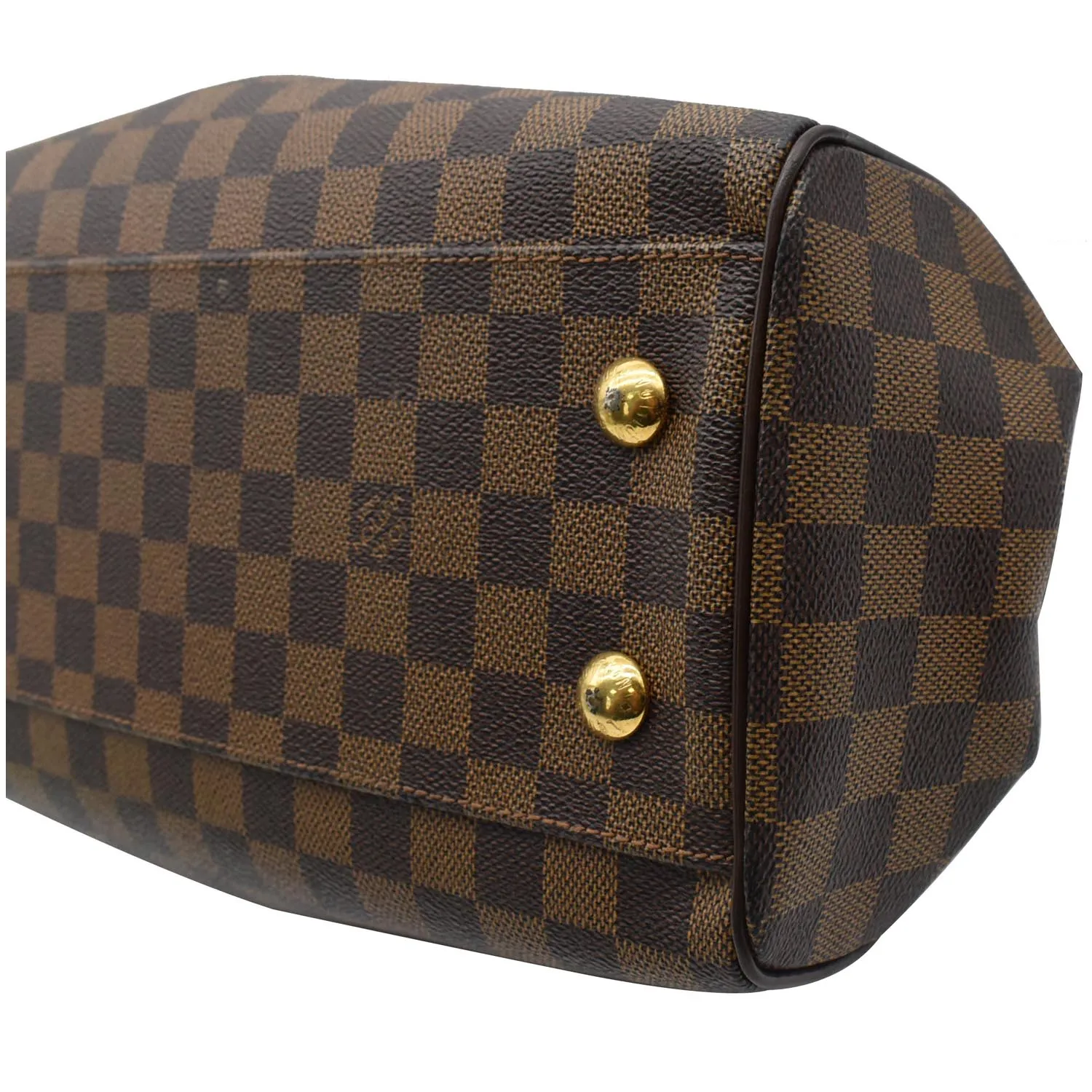 LOUIS VUITTON Trevi PM Damier Ebene Shoulder Bag Brown