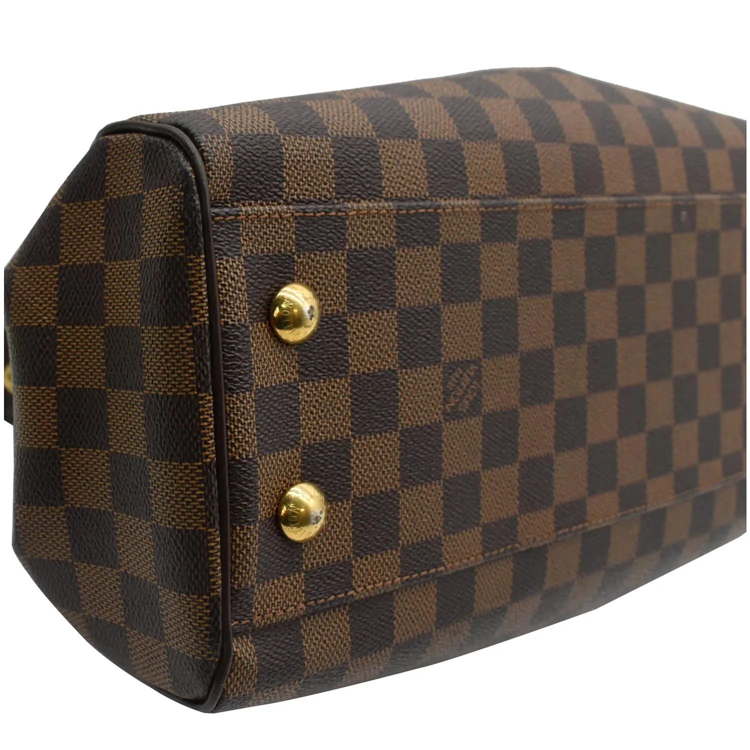 LOUIS VUITTON Trevi PM Damier Ebene Shoulder Bag Brown