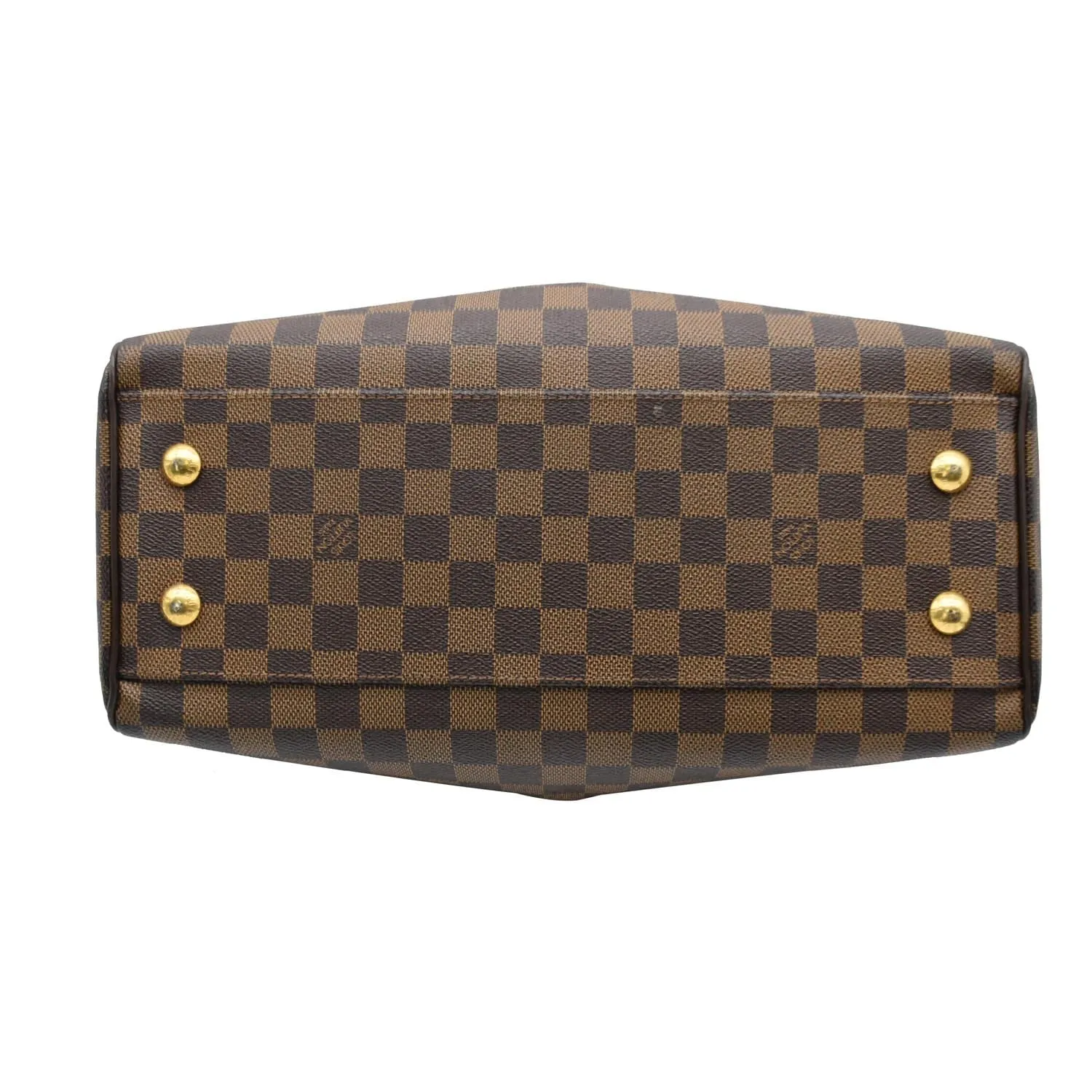 LOUIS VUITTON Trevi PM Damier Ebene Shoulder Bag Brown
