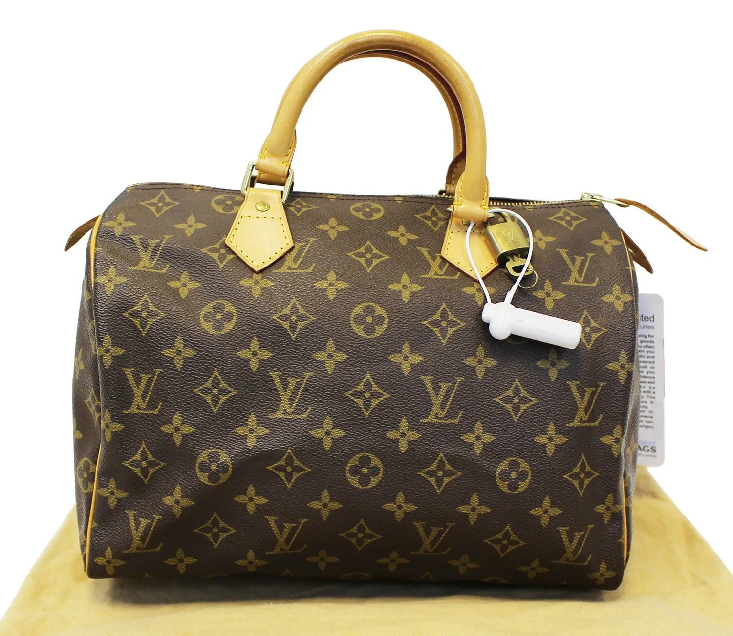 LOUIS VUITTON Used Handbag Monogram Speedy 30 Satchel