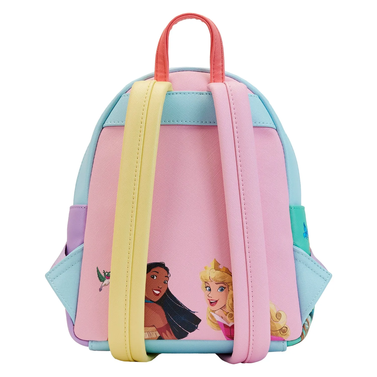 Loungefly Disney Princess Collage Triple Pocket Mini Backpack
