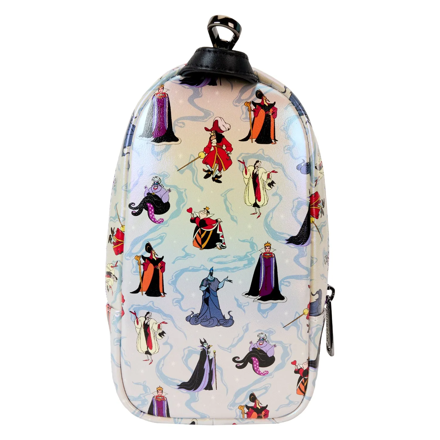 Loungefly Disney Villains Iridescent AOP Mini Backpack Pencil Pouch