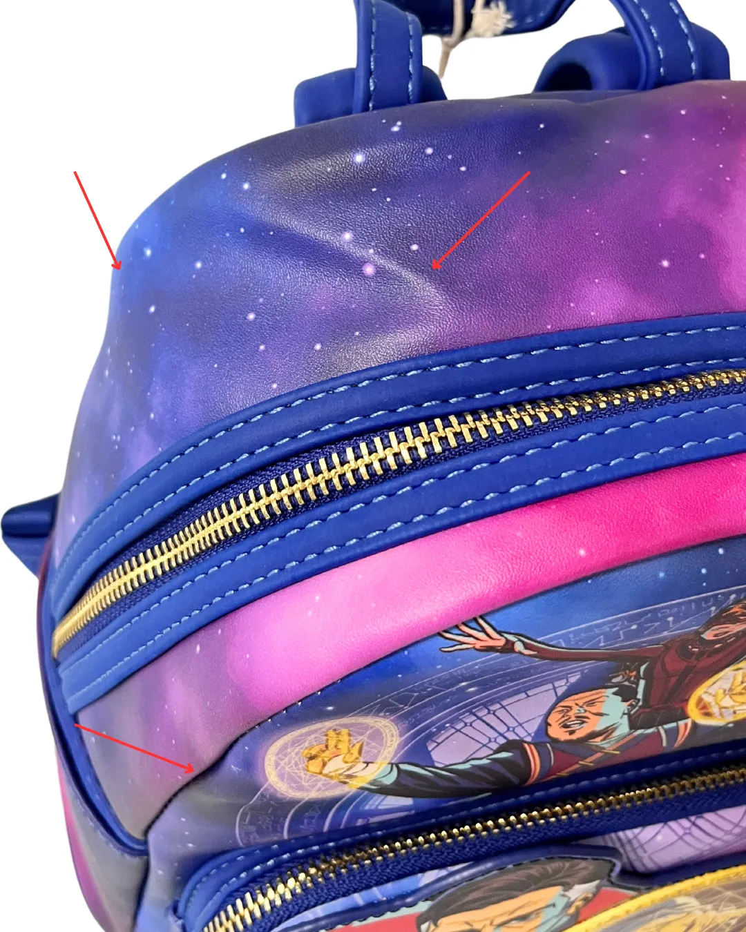Loungefly Marvel Doctor Strange MoM Mini Backpack DEFECTIVE #346