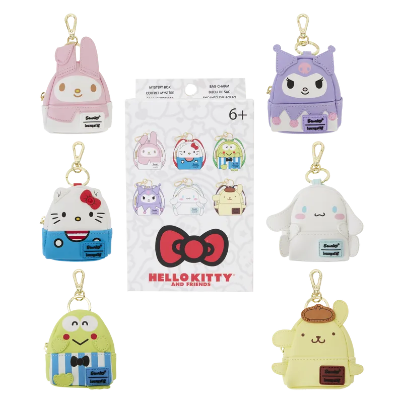 Loungefly Sanrio Hello Kitty and Friends Mystery Mini Backpack Bag Charms