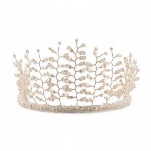 Love & Faith Designer Girls Pearl Crown