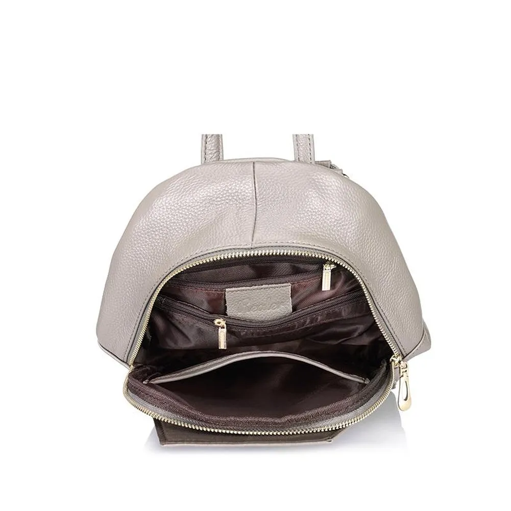 <bold>Fashion Backpack <br>Genuine-Leather