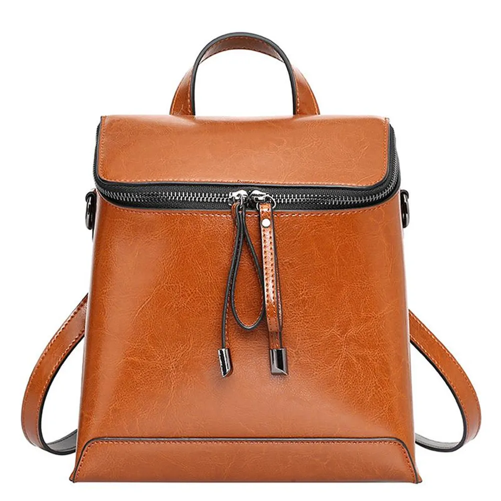 <bold>Fashion Backpack  <br>Genuine-Leather