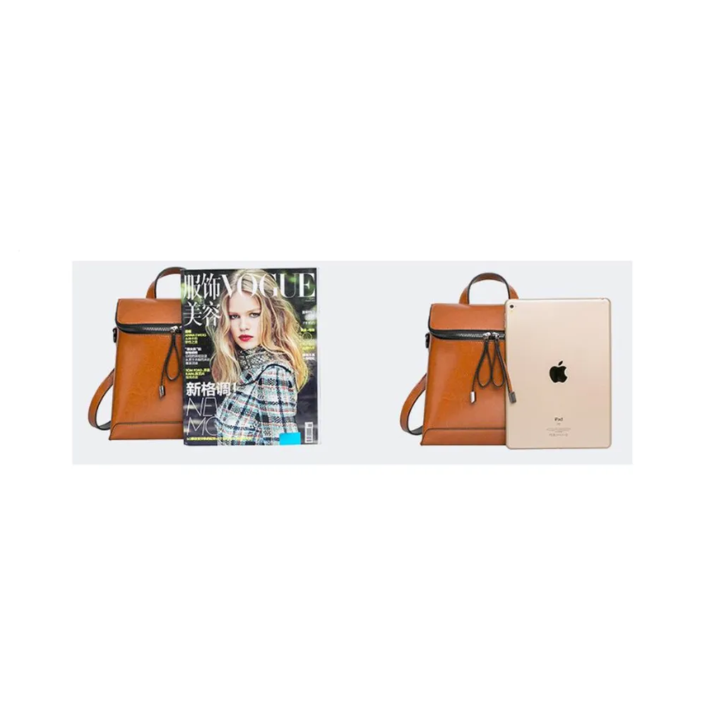 <bold>Fashion Backpack  <br>Genuine-Leather