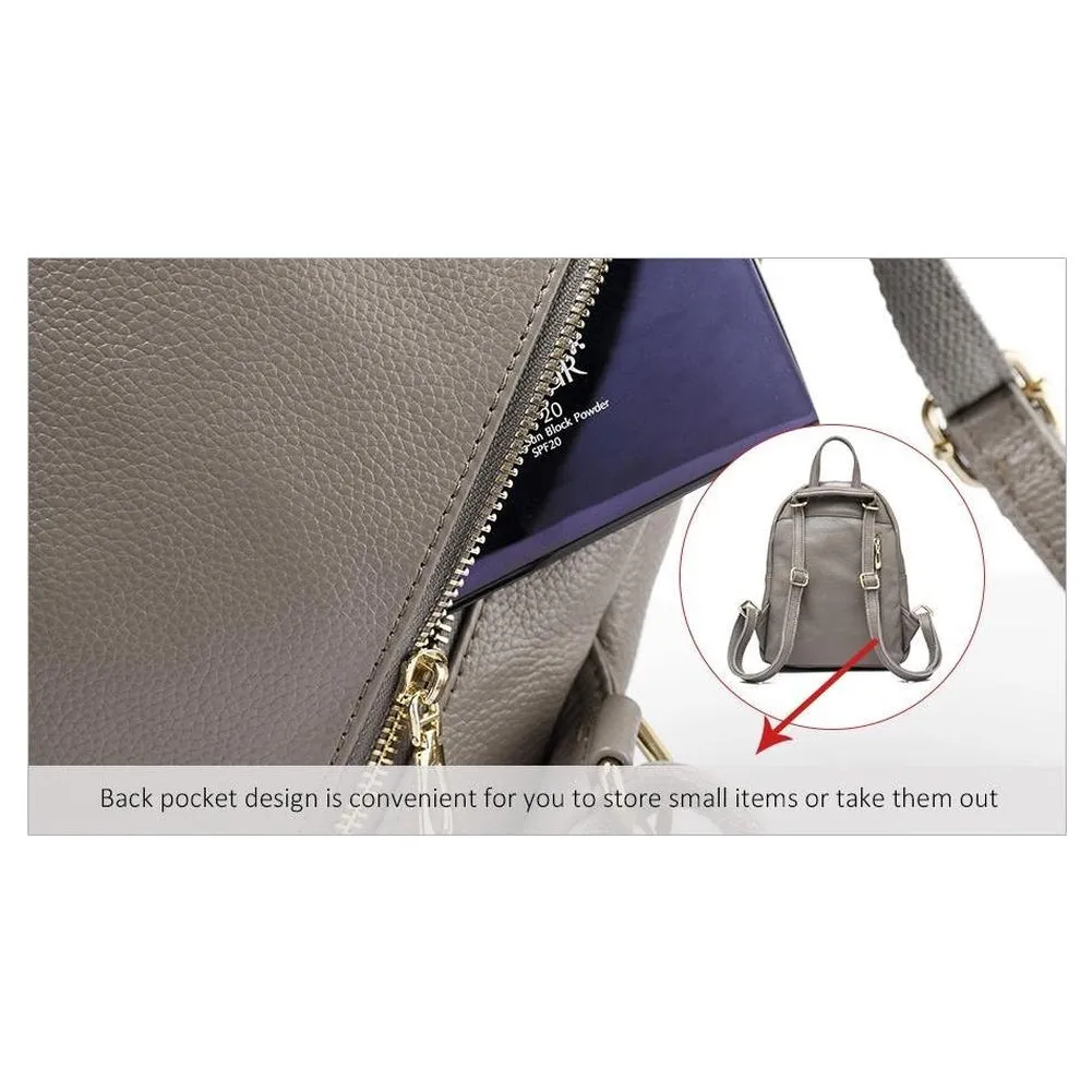 <bold>Fashion Backpack <br>Genuine-Leather