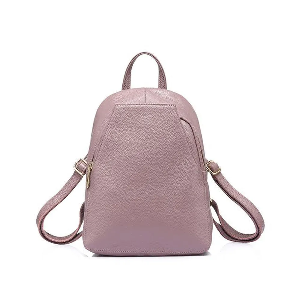 <bold>Fashion Backpack <br>Genuine-Leather